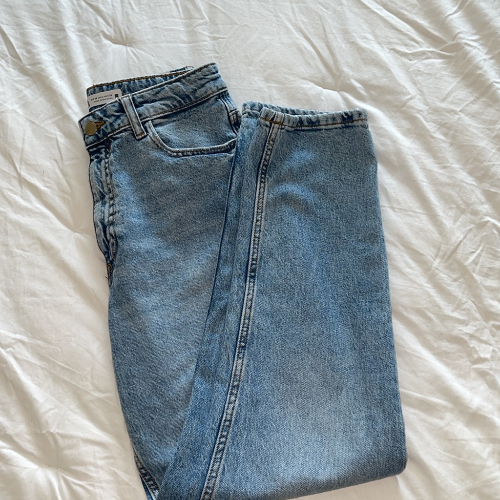 Zara Mom Fit Jeans Mid-Blue